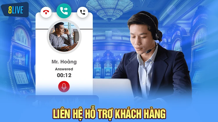 Liên hệ hỗ trợ khách hàng 8Live