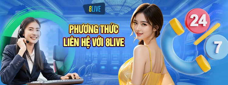 Phương thức liên hệ 8Live