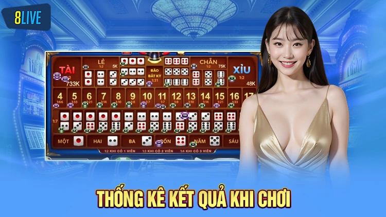 Thống kê kết quả khi đánh Sicbo